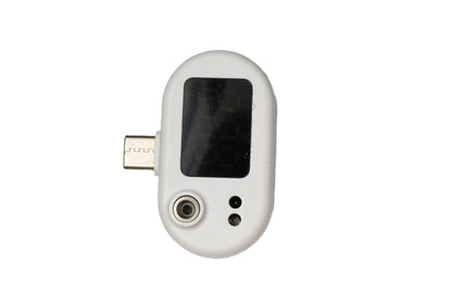 SYSTEM-S USB 3.1 Infrared Thermometer Non-Contact Body Fever Temperature Type C LED Measuring Device in White