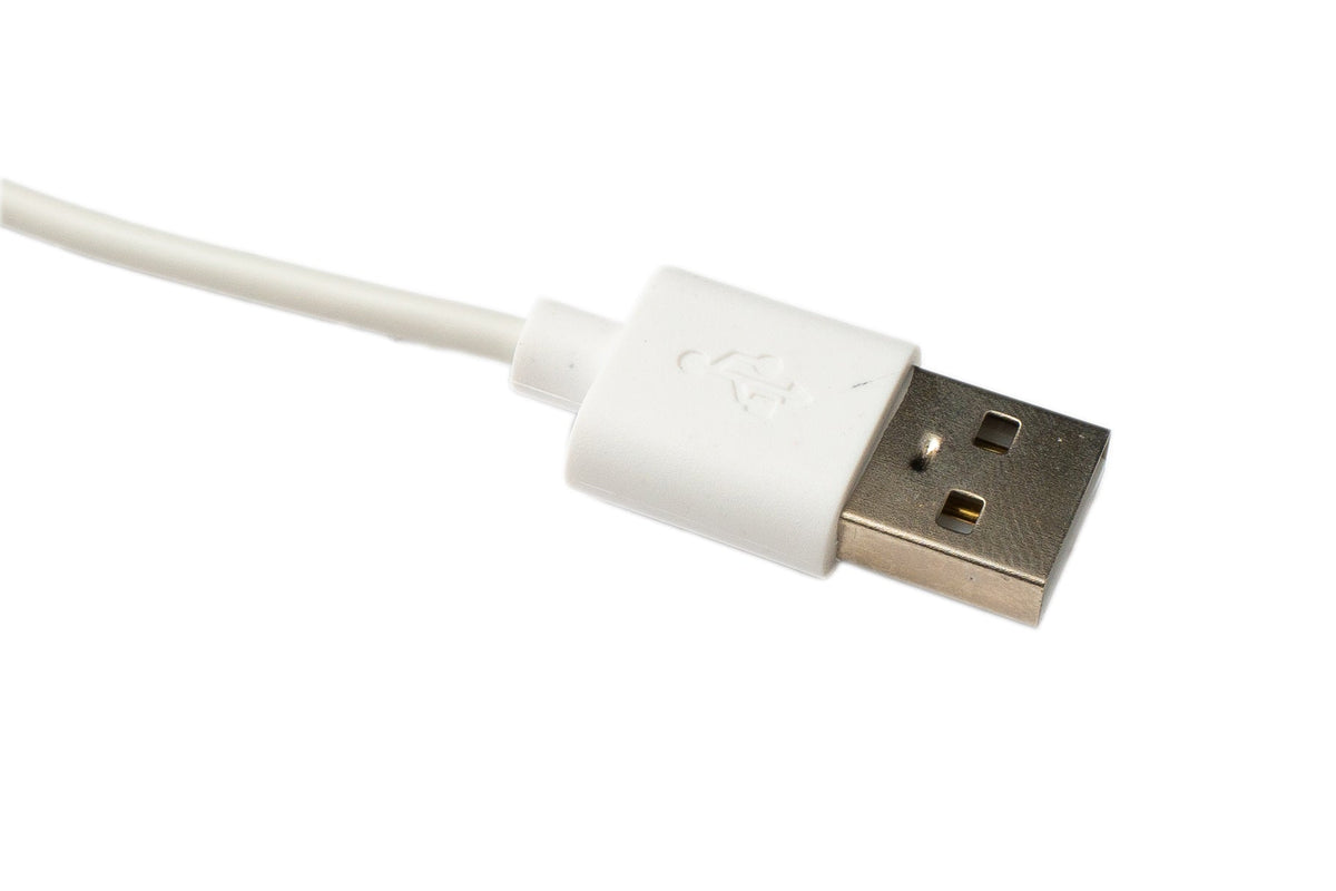 USB 2.0 Kabel 100 cm Ladekabel für Redmi Watch 4 Smartwatch in Weiß | System-S