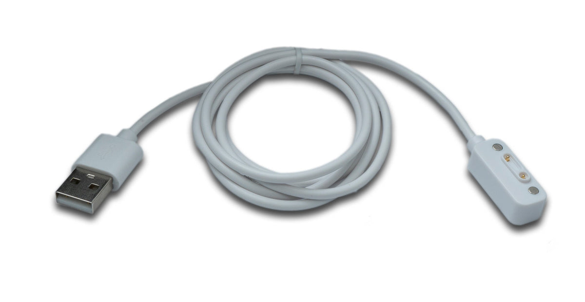 SYSTEM-S USB 2.0 cable 100 cm charging cable for Xplora X6 Play Smartwatch in white