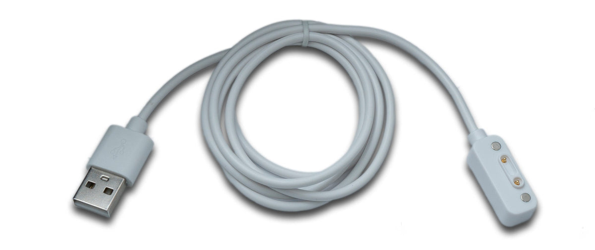 SYSTEM-S USB 2.0 cable 100 cm charging cable for Xplora X6 Play Smartwatch in white