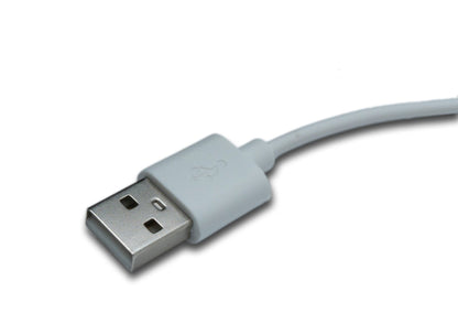 SYSTEM-S USB 2.0 cable 100 cm charging cable for Xplora X6 Play Smartwatch in white