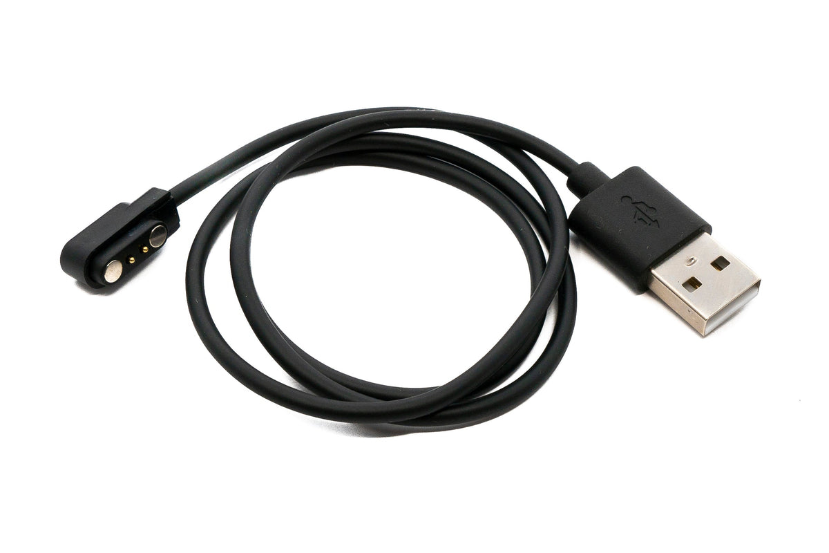 SYSTEM-S USB 2.0 cable 50 cm charging cable for Haylou Watch S8 Smartwatch in black