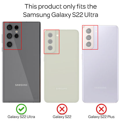 NALIA 360° Hülle für Samsung Galaxy S22 Ultra – Vorne & Hinten Schutz – 360GUARD (Full-Body Case) – Marke aus Berlin