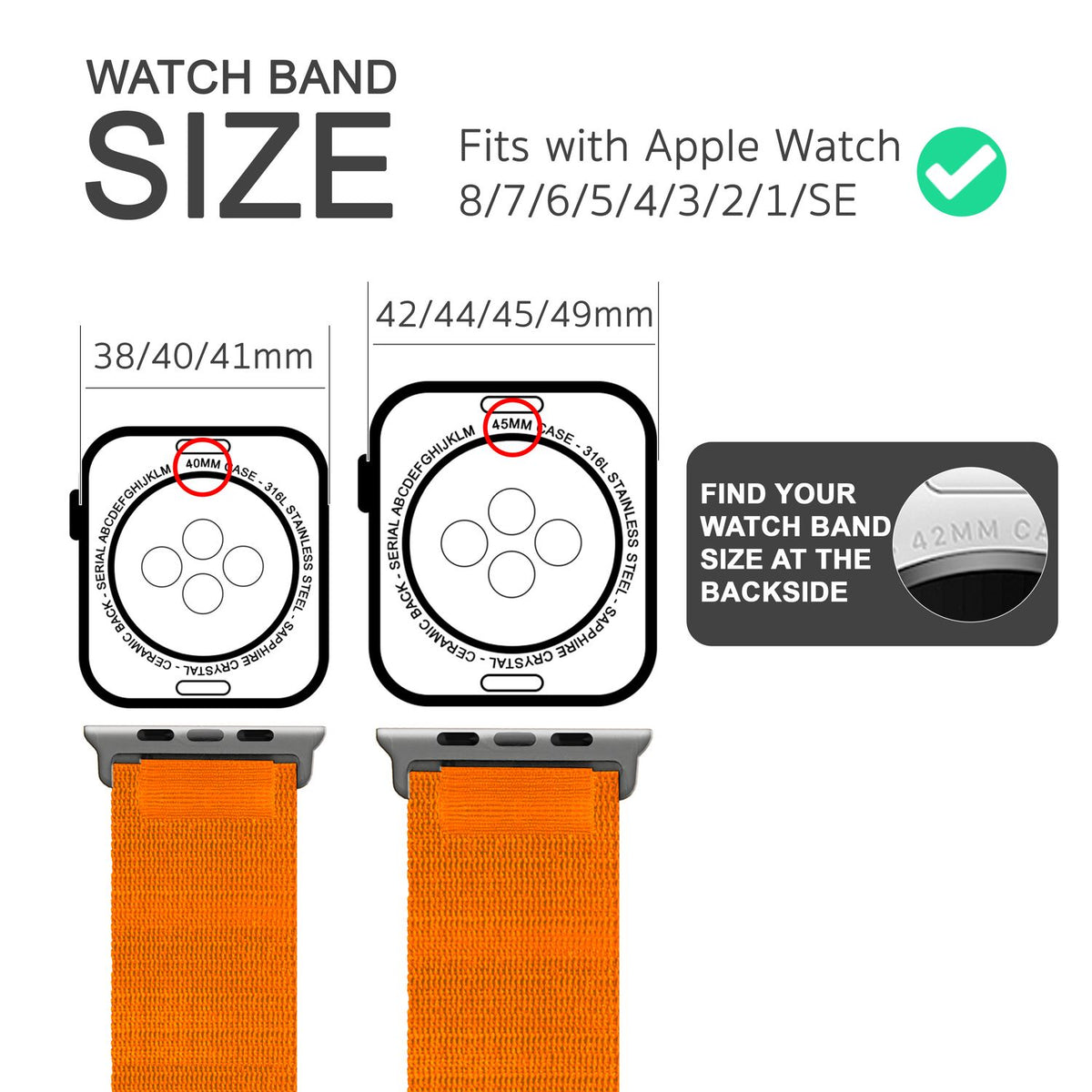 NALIA Smart Watch Armband Alpine Loop Style kompatibel mit Apple Watch Armband Ultra/SE & Series 8/7/6/5/4/3/2/1, 42/44/45/49mm, G-Haken iWatch Outdoor Uhr Band, Nylon