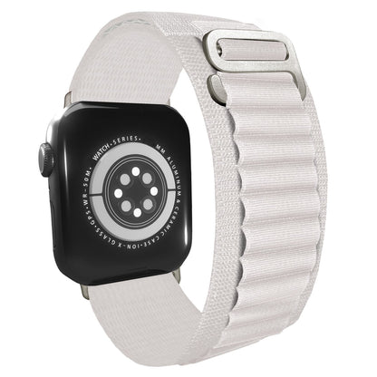 NALIA Smart Watch Armband Alpine Loop Style kompatibel mit Apple Watch Armband Ultra/SE & Series 8/7/6/5/4/3/2/1, 42/44/45/49mm, G-Haken iWatch Outdoor Uhr Band, Nylon