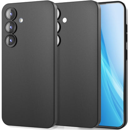 NALIA Ultra Slim Hardcase für Samsung Galaxy S25 – Matt & 0.3mm Dünn – PHANTOM (Dünnes Cover & Kamera-Vollschutz) – Marke aus Berlin