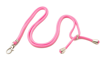 Umhänge Band Schulter Hals Schlaufe für Smartphone Hülle aus Nylon in Pink | System-S