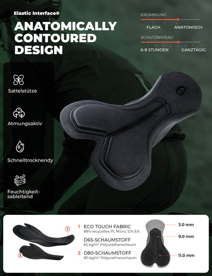 ROCKBROS Fahrradhose Lange Radlerhose Gepolstert Atmungsaktiv Herren