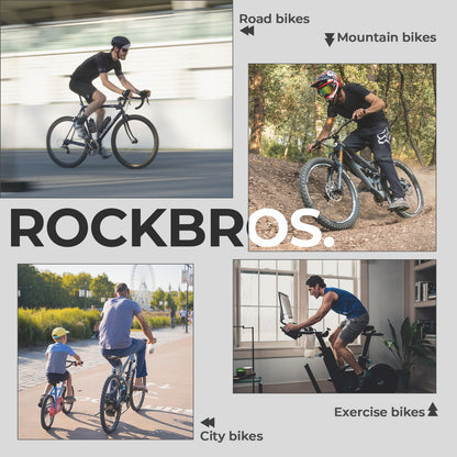 ROCKBROS Fahrradsattel Atmungsaktiv Sattelbezug Regenschutz Rot/Blau