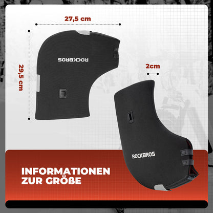 ROCKBROS Beheizte Wasserabweisend Fahrrad Lenkerstulpen - Wiederaufladbar
