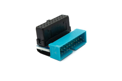 USB 3.0 Adapter 20 Pin Stecker zu 19 Pin Buchse Motherboard Kabel 5 Gbit/s 100W | System-S