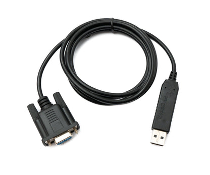 PCsensor USB 2.0 cable 150 cm Type A to RS232 DB9 female CH340 chip in black