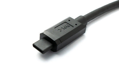 USB 3.1 Gen 2 Typ C Kabel 30 cm Stecker zu Buchse 10 Gbit/s 100W Kratz Schutz Winkel | System-S