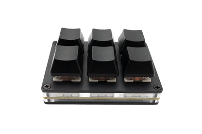 USB HID Mini Keypad 6 Tasten programmierbar mechanisch RGB LED PC Hotkeys Schwarz für osu!