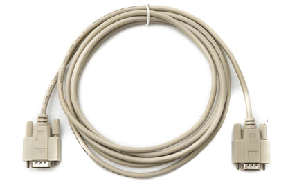 SYSTEM-S D Sub cable 3 m 9 pin male to male RS232 DB9 in grey