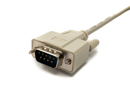 SYSTEM-S D Sub cable 3 m 9 pin male to male RS232 DB9 in grey