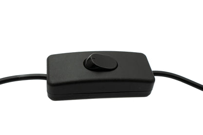 USB 2.0 Kabel 100 cm Typ A Stecker zu Buchse Schalter Winkel Left Angled | System-S