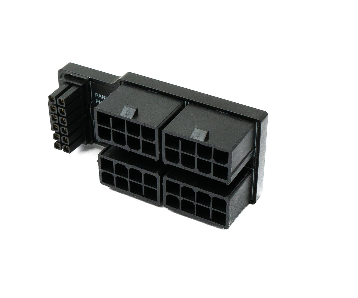 SYSTEM-S ATX3.0 Adapter PCI-E 5.0 12 Pin Female to 32 Pin Male Up Angled for RTX 5090Ti 4080
