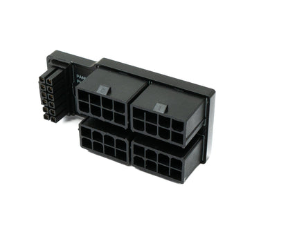SYSTEM-S ATX3.0 Adapter PCI-E 5.0 12 Pin Female to 32 Pin Male Up Angled for RTX 5090Ti 4080