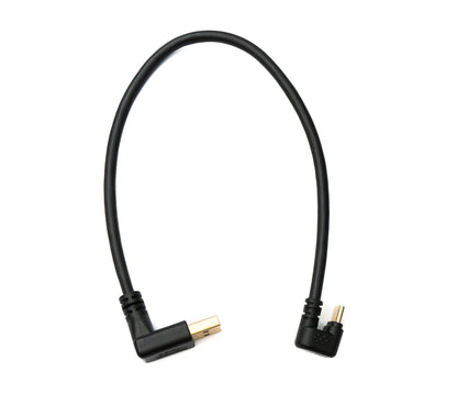 USB 3.1 Kabel 30 cm Typ C Stecker zu 3.0 A Stecker 180° U Turn Winkel aufwärts gewinkelt Adapter 5 Gbit/s 100W | System-S