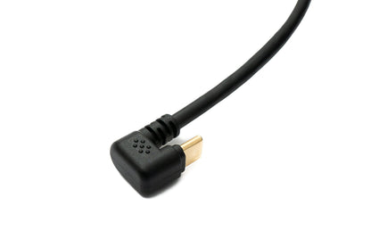 USB 3.1 Kabel 30 cm Typ C Stecker zu 3.0 A Stecker 180° U Turn Winkel aufwärts gewinkelt Adapter 5 Gbit/s 100W | System-S