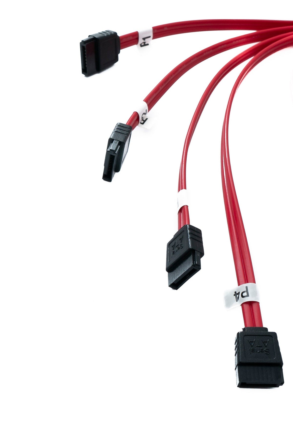 SYSTEM-S SFF-8087 cable 100 cm Mini SAS 36 pin to 4x SATA 7 pin for RAID hard drive motherboard