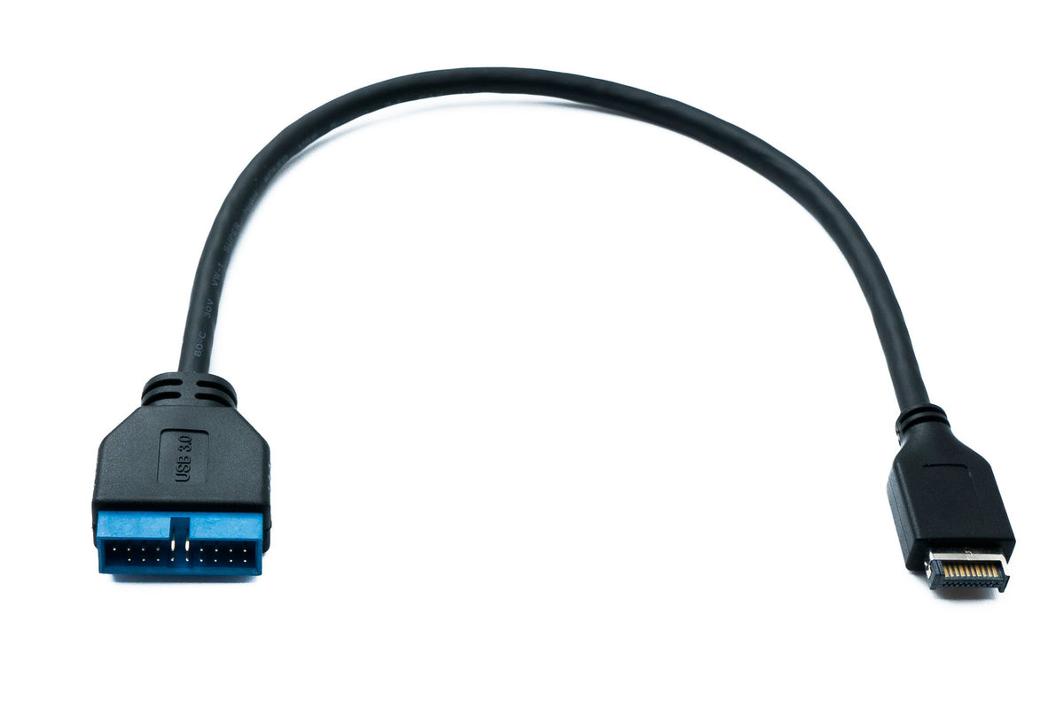 USB-C Type-E (Key-A) auf 20-Pin Mainboard-Adapterkabel – 30 cm | System-S
