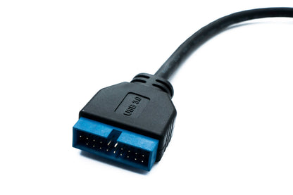 USB-C Type-E (Key-A) auf 20-Pin Mainboard-Adapterkabel – 30 cm | System-S
