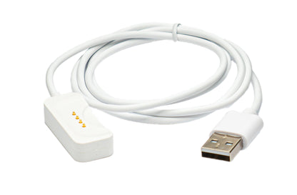USB 2.0 Kabel 100 cm für Oppo Watch X Smartwatch in Weiß