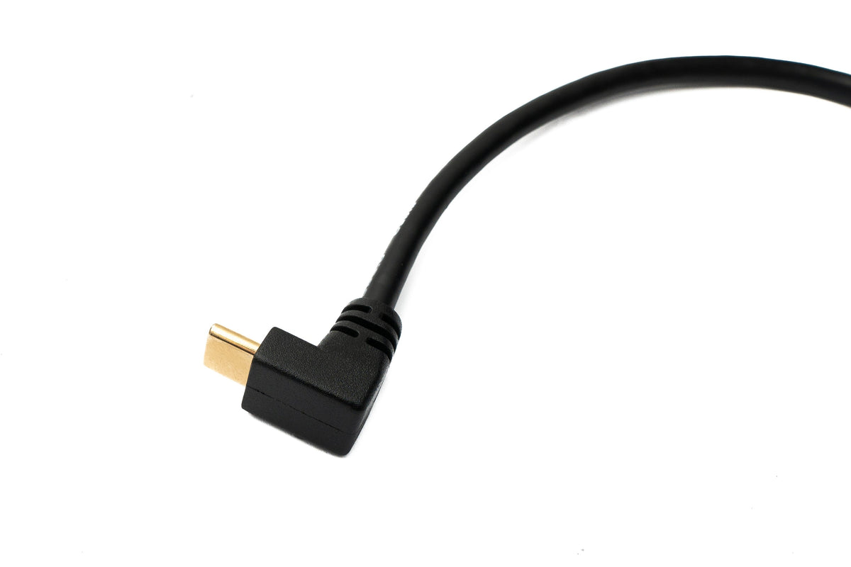 SYSTEM-S USB 3.1 cable 20 cm Type C male to 3.0 A male up down right angled 5 Gbit/s 100W