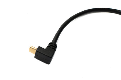 SYSTEM-S USB 3.1 cable 20 cm Type C male to 3.0 A male up down right angled 5 Gbit/s 100W