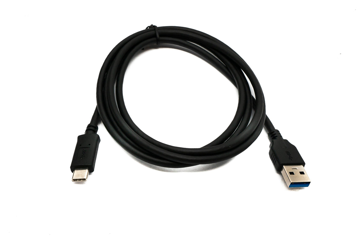 SYSTEM-S USB 3.1 cable 150 cm Type C male to 3.0 A male 5 Gbit/s 100W in black