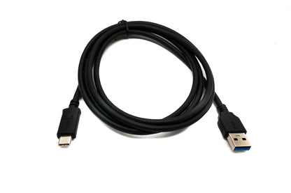 SYSTEM-S USB 3.1 cable 150 cm Type C male to 3.0 A male 5 Gbit/s 100W in black