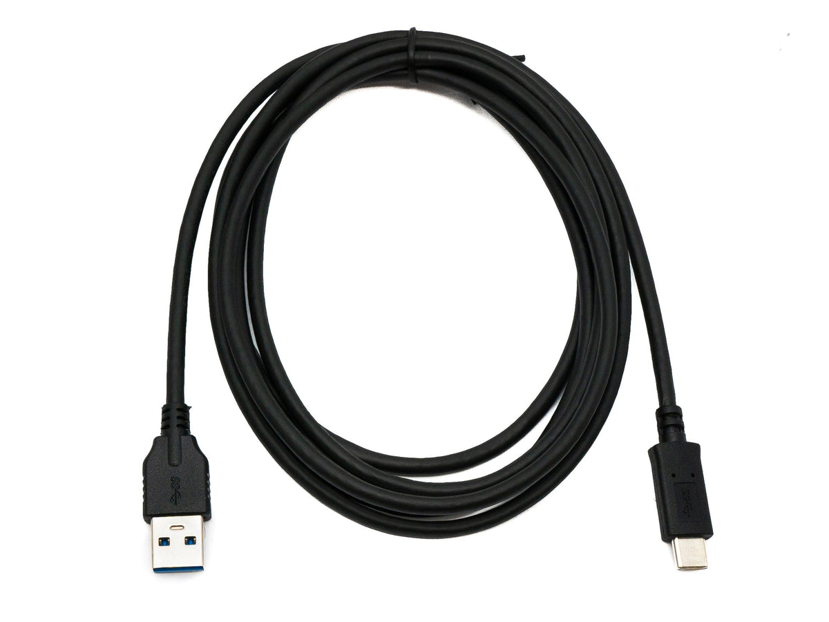 SYSTEM-S USB 3.1 cable 2 m Type C male to 3.0 A male 5 Gbit/s 100W in black