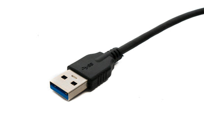 SYSTEM-S USB 3.1 cable 2 m Type C male to 3.0 A male 5 Gbit/s 100W in black