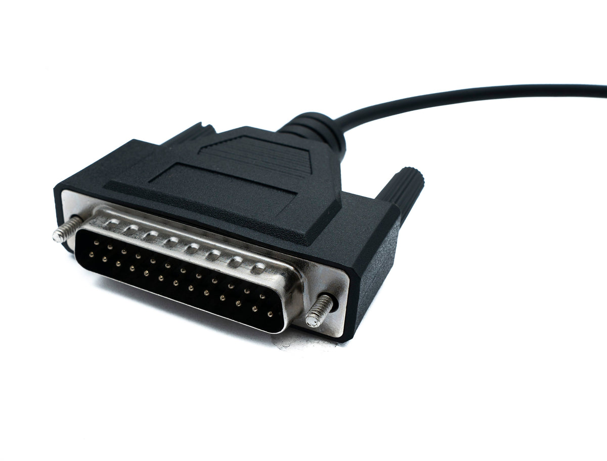 DB25 Kabel 180 cm RS232 IEEE 1248 Stecker zu USB 2.0 Typ A Stecker | System-S