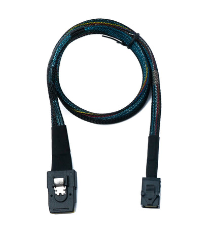 SYSTEM-S SFF-8643 cable 50 cm Mini SAS HD to SFF-8087 adapter for SSD hard drive motherboard