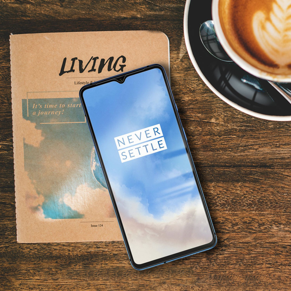 NALIA (2-Pack) Schutzglas kompatibel mit OnePlus 7T Glas, 9H Full-Cover Screen Display Schutz, Clear Handy Schutzfolie Bildschirm-Abdeckung Schutz-Film Protector Tempered Glass - Transparent Schwarz