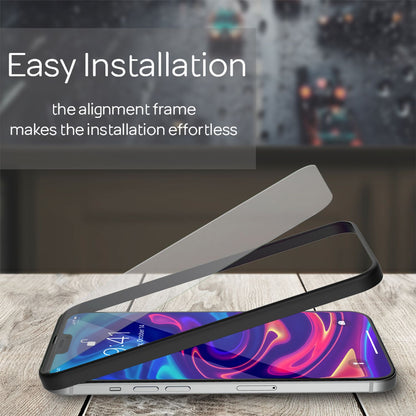 NALIA 4x Schutzglas & 1x Schablone - Set kompatibel mit iPhone 12/ iPhone 12 Pro Glas, 9H Full-Screen Glasfolie [Case-Friendly] mit Applikator einfache Installation, Handy Displayschutz - Transparent