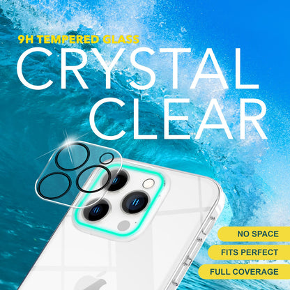 NALIA 2x Kamera-Schutzglas kompatibel mit iPhone 16 Pro Max Glas, Klarer Linsen-Schutz für Rückkamera, Kameraglas 9H Tempered Glass Protector Glasfolie Zwischen-Abdeckung, Kameraschutz Transparent