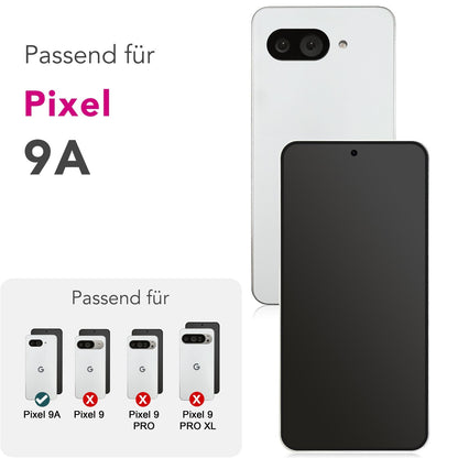 NALIA Blickschutzglas für Google Pixel 9a – Härte 9H & Robust – ANTISPYX (Privacy Full-Cover) – Marke aus Berlin