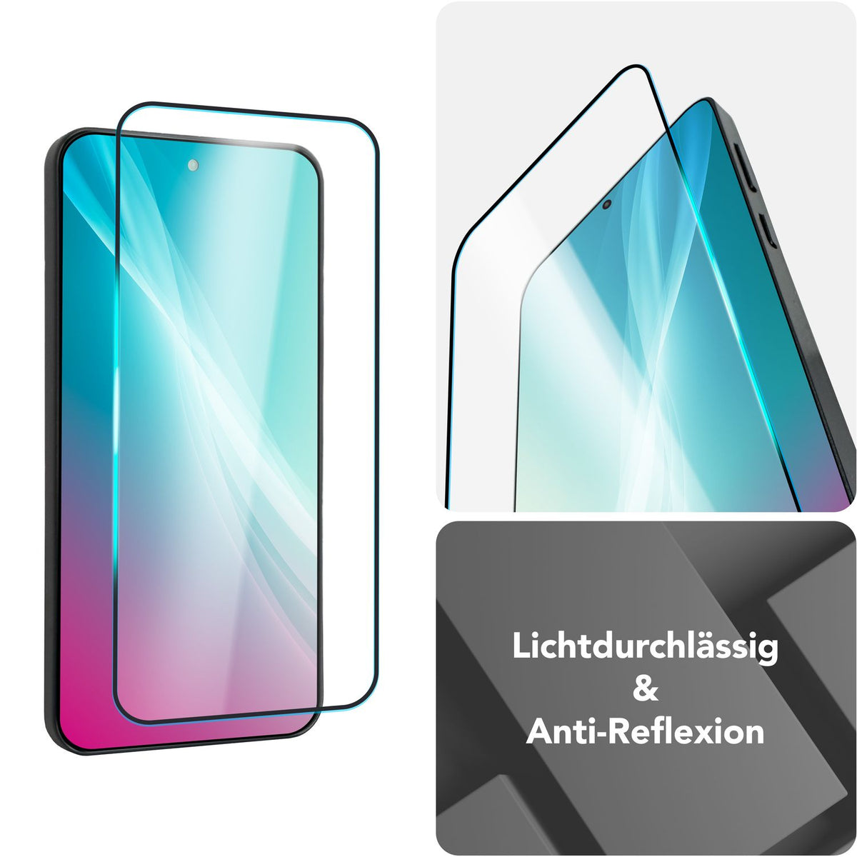 NALIA 2x Schutzglas für Samsung Galaxy A36 / A56 – Full-Screen Schutz 9H & Hüllenfreundlich – ARMORGLASSX (Display Glasfolie Transparent & 9H Härte) – Marke aus Berlin