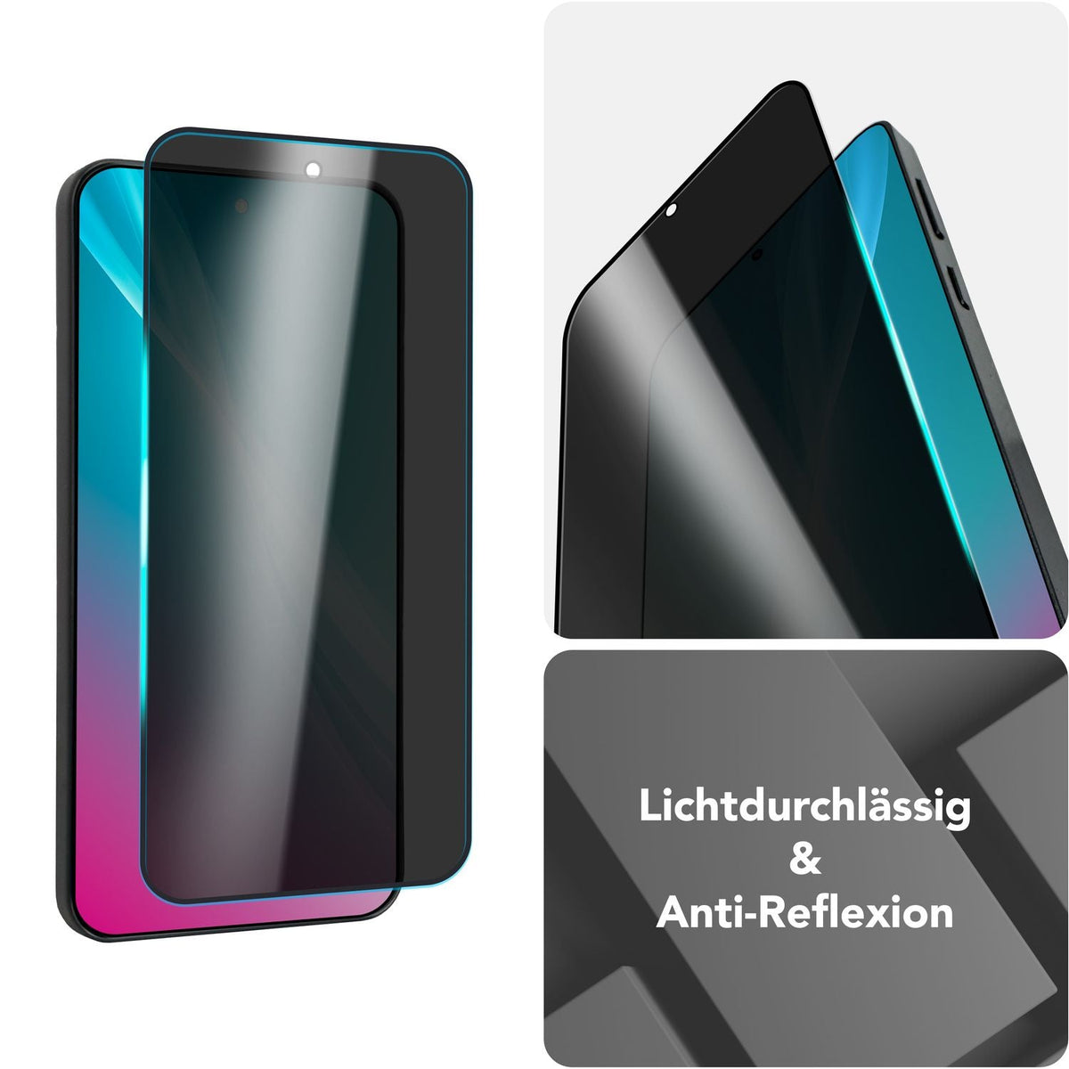 NALIA Blickschutzglas für Xiaomi 15 Ultra – Härte 9H & Robust – ANTISPYX (Privacy Full-Cover) – Marke aus Berlin