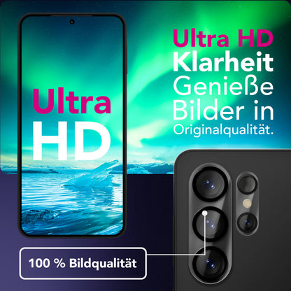 NALIA 2x Kameraschutzglas für Samsung Galaxy S26 Ultra – Linsenschutz 9H & Case-Friendly – FOCUS.X2 MAX (HD-Echtglas Transparent) – Marke aus Berlin