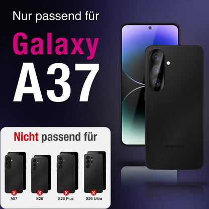 NALIA 2x Kameraschutzglas für Samsung Galaxy A37 – Linsenschutz 9H & Case-Friendly – FOCUS.X2 MAX (HD-Echtglas Transparent) – Marke aus Berlin