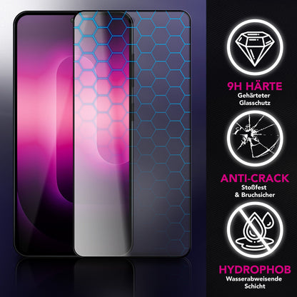 NALIA 2x Schutzglas für Samsung Galaxy S26 Ultra – Full-Screen Schutz 9H & Hüllenfreundlich – ARMORGLASSX (Display Glasfolie Transparent & 9H Härte) – Marke aus Berlin