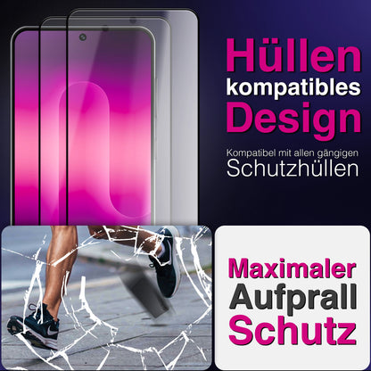 NALIA 2x Schutzglas für Samsung Galaxy S26 Ultra – Full-Screen Schutz 9H & Hüllenfreundlich – ARMORGLASSX (Display Glasfolie Transparent & 9H Härte) – Marke aus Berlin