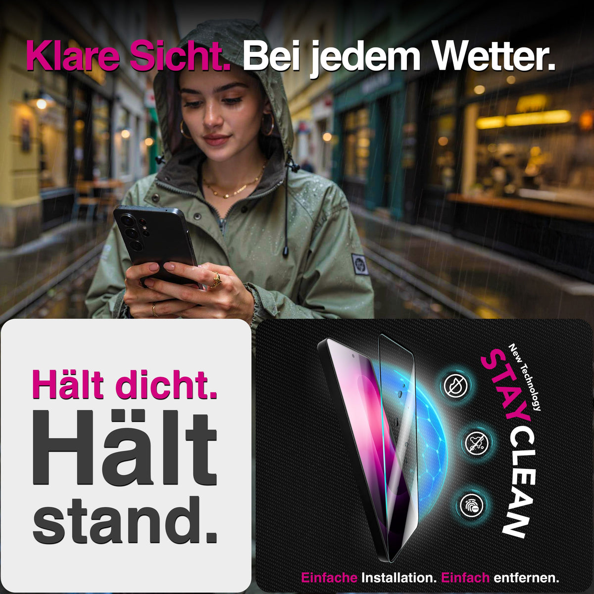 NALIA 2x Schutzglas für Samsung Galaxy S26 Ultra – Full-Screen Schutz 9H & Hüllenfreundlich – ARMORGLASSX (Display Glasfolie Transparent & 9H Härte) – Marke aus Berlin