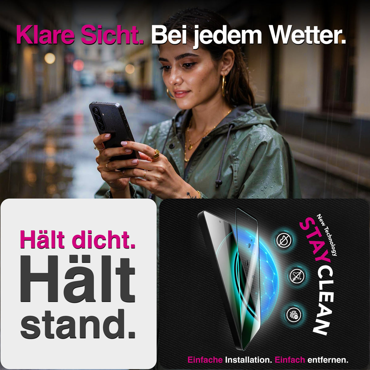 NALIA 2x Schutzglas für Samsung Galaxy A37 – Full-Screen Schutz 9H & Hüllenfreundlich – ARMORGLASSX (Display Glasfolie Transparent & 9H Härte) – Marke aus Berlin