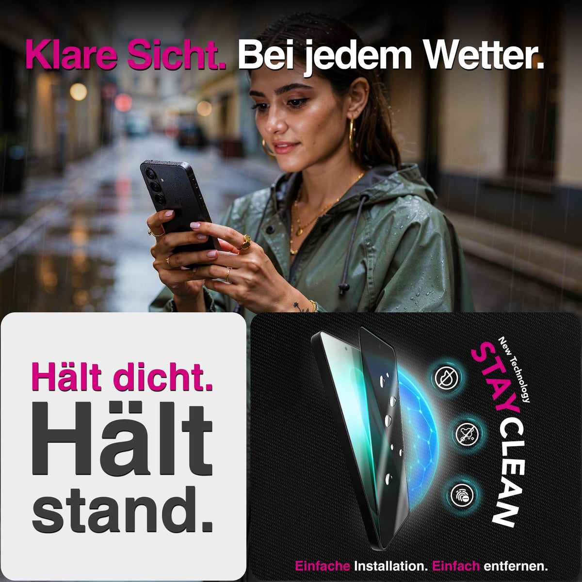 NALIA Blickschutzglas für Samsung Galaxy S26 Plus – Härte 9H & Robust – ANTISPYX (Privacy Full-Cover) – Marke aus Berlin